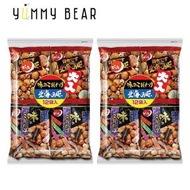 DENROKU - 北海之味 兩種類什錦脆米果(12袋入) x 2（平行進口-EXP:2026/02/17)