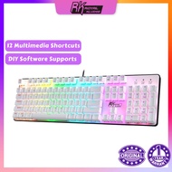 RK ROYAL KLUDGE RK920 Full Size Mechanical Wired USB Keyboard Gaming Rainbow Backlit104 Keys keyboar