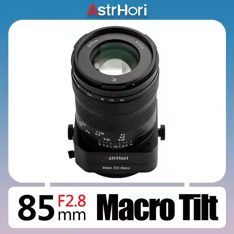 AstrHori Full Frame 85mm F2.8 Tilt-Macro Prime Camera Lens for Macro Photography with Nikon Z Sony E