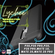 Huawei P30/P30 Pro/P20/P20 Pro/Mate 10/Mate 20/Mate 20 Pro Leather Grained Polycarbonate Phone Casin