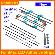 New LCD Screen Display Adhesive Strips Sticker Tape Opening Tool Kit For iMac 21.5" 27" 24" A1418 A2