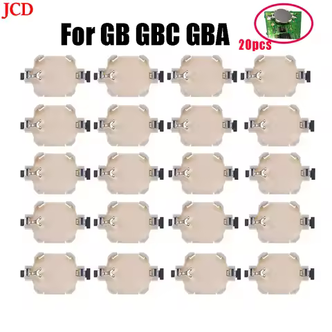 JCD 2/10/20/pcs CR1616 Battery Holder For Gameboy Advance Color For GB GBC GBA Game Card