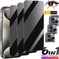 Privacy Tempered Glass For iPhone 15 14 13 12 11 Xs Pro Max Mini Anti-spy Screen Protector For iPhon