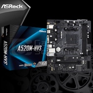 Asrock A520M-HVS AMD AM4 A520 DDR4 Motherboard - Box Bulk Packing/