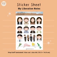 Sticker/memopad KDRAMA MY LIBERATION NOTES | Weekly PLANNER