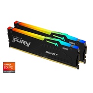 # Kingston Fury Beast RGB DDR5 AMD EXPO Certified CL30 [ 16GB~64GB ] 6000Mhz Desktop Memory Kit # [ 
