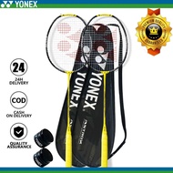 Yonex badminton racket profesional tunggal asli raket semua karbon yy penyakit ultra ringan cahaya N