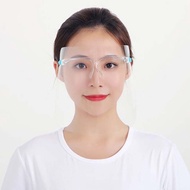 Transparent Face Shield with Glasses Frame