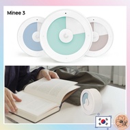 Minee 3 Timer Korea Study Timer Aqua Mint Pastel Marine Cocoa Beige Lilac Snow Yellow Cherry Red Indie Pink