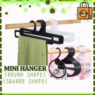 (1 PC) MINI HANGER TUDUNG BAWAL SHAWL Tie Belt Scarf Plastic Display Round Square 13CM/14CM/17CM/22C