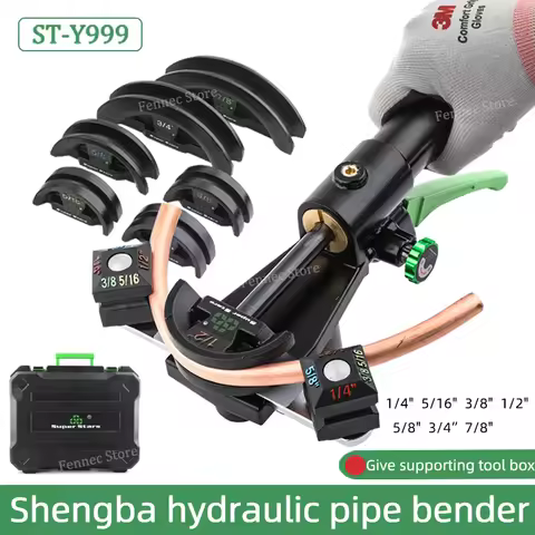 Manual Hydraulic Copper Pipe Bending Machine DSZH ST-Y999 Air Conditioning Pipe Bending Tool 6-22mm
