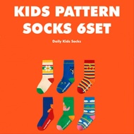 Kids Pattern Socks 6 SET – Daily Kids Socks