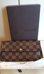 LV Sarah Canvas Wallet Women