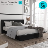 Synergy House Donna Harmony Queen Bed | 5 Colours | 5 Feet | Bedframe | Katil Queen 5.16 kaki