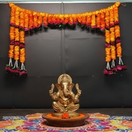 5ft Manavarai Thoranam – Traditional Decorative Door Hanging Garland for Wedding, Temple & Festive H