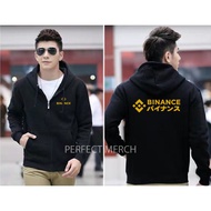 Binance Coin Crypto Zipper Jacket
