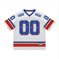 PUSH Jersey Local Pride Rugby Series Number 00 Streetwear Vintage Retro / women's jersey / boxi fit 