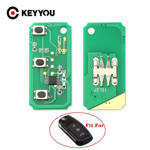 KEYYOU Flip Remote Key Electronic Circuit Board 433MHz ID60 4D63 40bit 4D63 80bit Chip For Ford Focu
