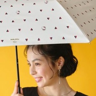 【💥W.P.C. 雨傘系列】Wpc. X Sanrio 晴雨兼用 防UV 防水 短雨傘 折疊傘 縮骨遮 Hello Kitty 米白色 日本直送