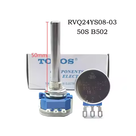 1pcs Original TOCOS RVQ24YS08-03 50S B502 Axis Electric Scooter Potentiometer Switch B502 B5K Effect