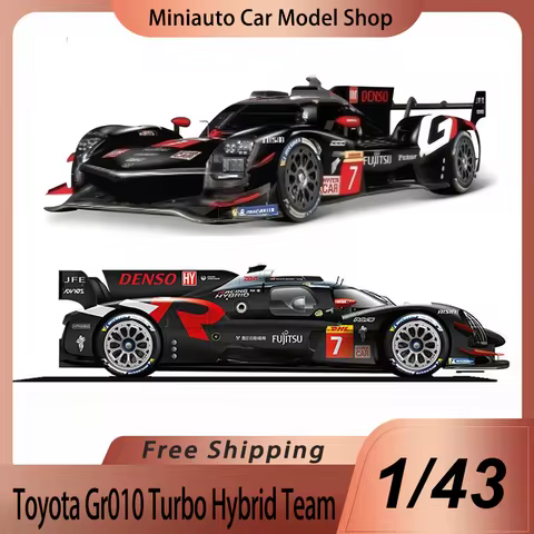 New In Stock Bburago 1:43 Toyota Gr010 Turbo Hybrid Team #7 24h Le Mans Kamui Kobayashi Alloy Miniat