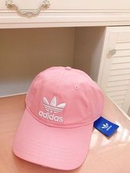 粉色adidas三葉草老帽