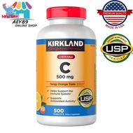 Kirkland Signature Chewable Vitamin C 500 mg ขน่าด 500 Tablets. แบบอม