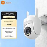 Xiaomi (MI) กล้องวงจรปิดภายนอกอาคาร CW500, กล้องรักษาความปลอดภัยในบ้าน, Wi-Fi 6 Dual-Band, Ultra HD 