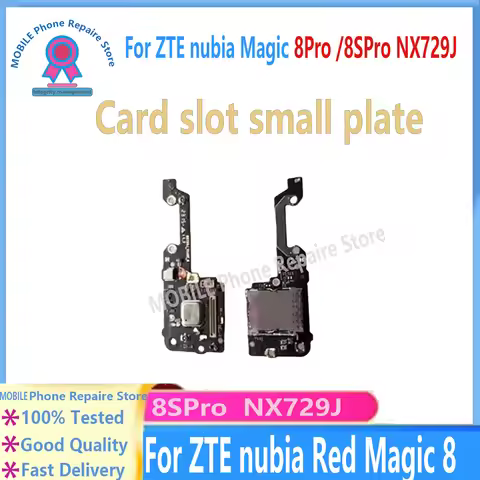 For ZTE Nubia Red Magic 8 Pro 8S Pro Plus NX729J Microphone SIM Card Slot Flex Cable Replacement Ori