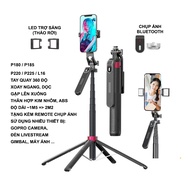 Livestream selfie stick for 360 degree rotating video tripod P180 P185 P220 P225 L16 1m5 1m8 to 2m2 
