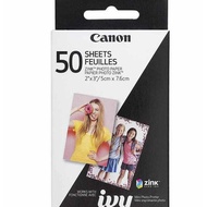 Canon ZINK Photo Stickers 50 Sheets Suitable for IVY CLIQ+/ CLIQ+2