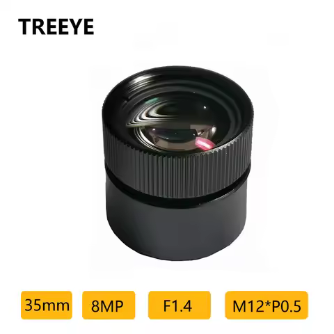 HD 4K 8MP 35mm F1.4 Nightvision Objective CS Lens 1/1.8" Telephoto Electronic Targeting Thermal Imag