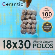 PLAIN Vacuum Plastic 18x30 Plastic Vacuum Bag 18 x 30 contents 100