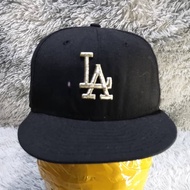 LA New Era Black Vintage Cap.