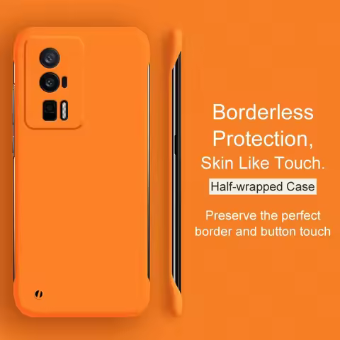 Luxury Ultra-Thin Candy Color Borderless PC Hard Case For Xiaomi POCO F5 F4 F3 F2 M3 M4 Pro X3 X4 GT