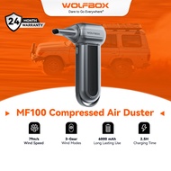 WOLFBOX MF100 Electric Air Duster-150000RPM Super Power Cordless Air Duster, Rechargeable Brushless 