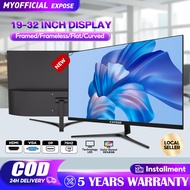 Monitor PC 24 Inch Curved Monitor EXPOSE Gaming monitor 165Hz 27 Inch Monitor 19 Inch LED Monitor