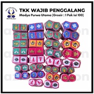 [1 Pack of 100] Wholesale Mandatory TKK for Scouts, Scouts, Madya Purwa Utama Group