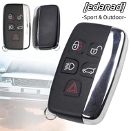 EDANAD Car Key , ABS 5 Buttons Remote Fob Cover,  Black Car Key Shell for Land Rover Evoque Discover