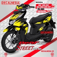 Decal Beat Deluxe 2021 2021 Full Body Stiker Motor Beat Street Racing