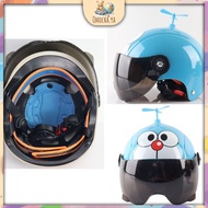 Helmet Helmet Motor Helmet Separuh kids Half Helmet Motorcycle Half Face Plain Colour Topi Keledar Kanak Kanak