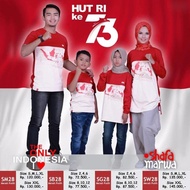 Shafamarwa Baju Couple 17 Agustus Merah Putih Indonesia Keluarga S-XL