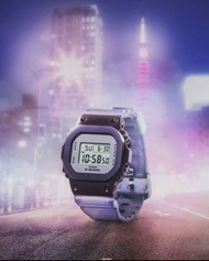 G-Shock全新系列-金屬鋼殼-午夜迷霧Midnight Fog。GM-s5600MF-6  紫色鋼殼 灰紫透明帶 跳字。新款登場限時特價。CASIO G-SHOCK 正品正貨有保養。gms5600mf s5600mf