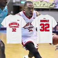 PBA T-Shirt Jersey - Justin Brownlee - Barangay Ginebra