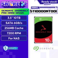 SEAGATE Ironwolf 3.5" NAS SATA Hard Drive HDD Internal Hard Disk (2TB/3TB/4TB/6TB/10TB)