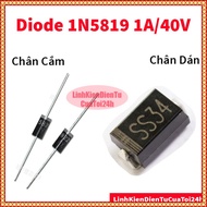 Pack of 10 1N5822 - Schottky Diode IN5822 3A/40V DO-41 Pin, SS34 Pin - Good Quality 5822 - Fast Diod