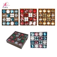 [COD] 36-piece Set, Decorations, Hanging Baubles, Baubles for Birthday Parties, Christmas Trees