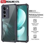 Case Realme C71 C73 Shockproof Transparent Free Ring Magsef Cellphone Casing