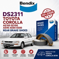TOYOTA Corolla AE100 EE100 AE90 EE90 AE80 EE80 BENDIX Brake Shoes DS2311