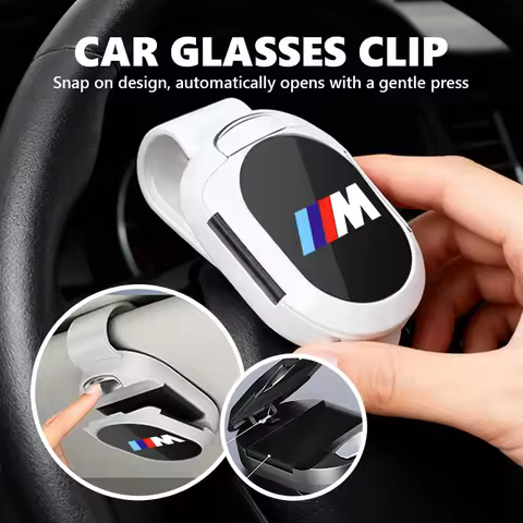 Car Sun Visor Clip Glasses Bracket Card Holder Sunglasses Support For BMW M F10 F20 F30 F40 F15 F25 